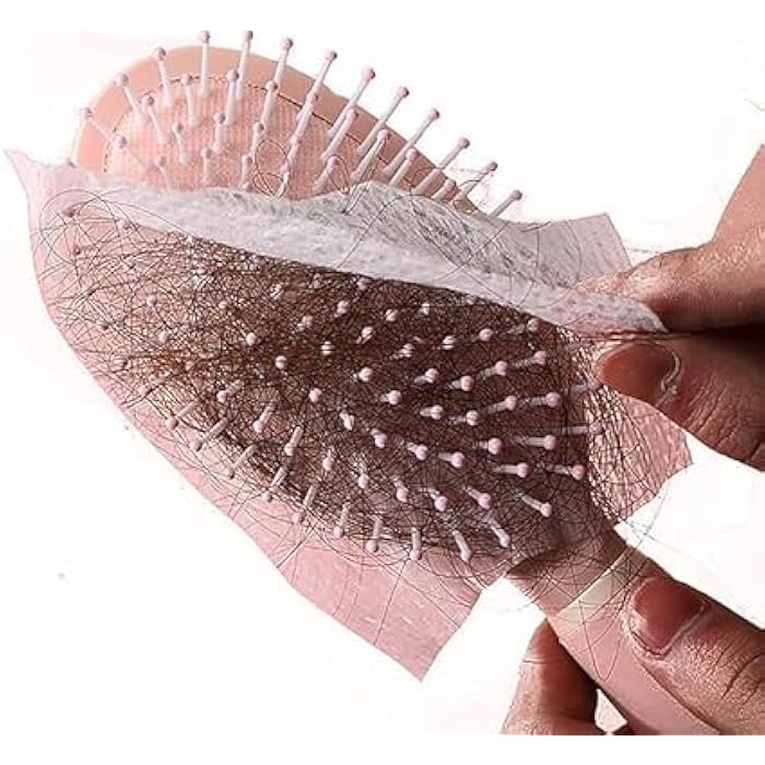 Hair Brush Cleaning Net, 50 Pieces, Non-Woven Fabric for Home Use - Image 1